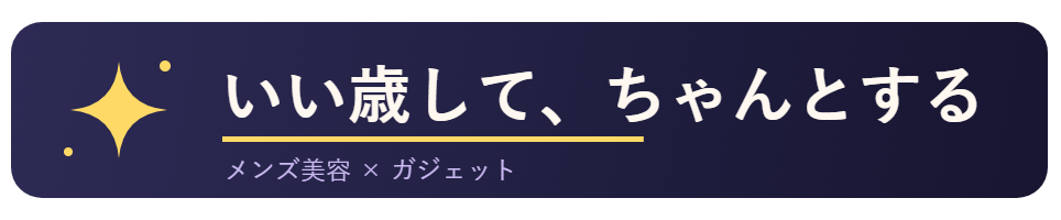 いい歳して、ちゃんとする